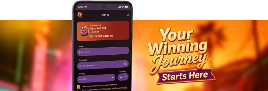 LuckyHills mobile login
